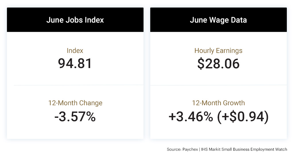 Employment Watch data for June