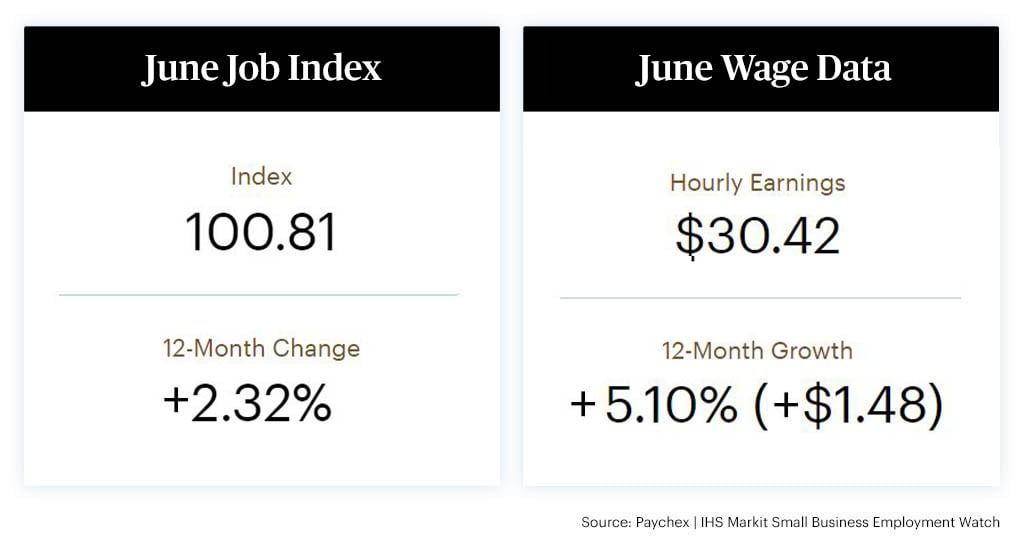 Employment Watch data for June
