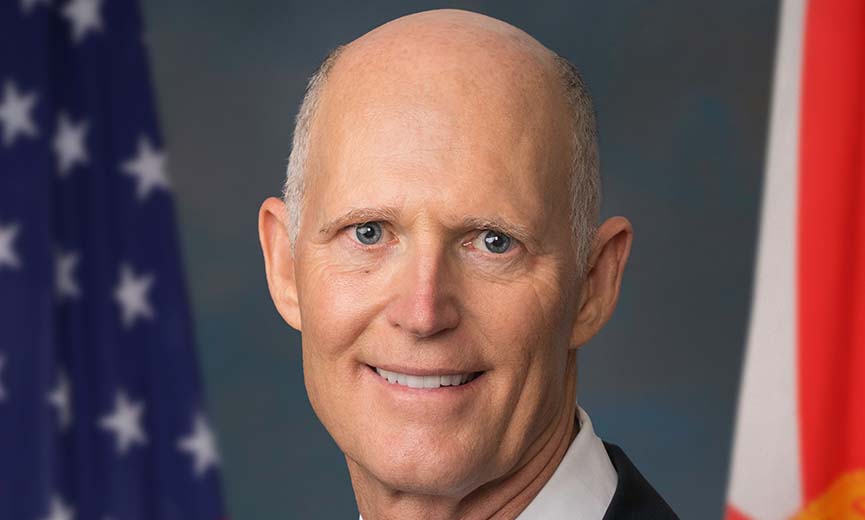 el senador estadounidense Rick Scott