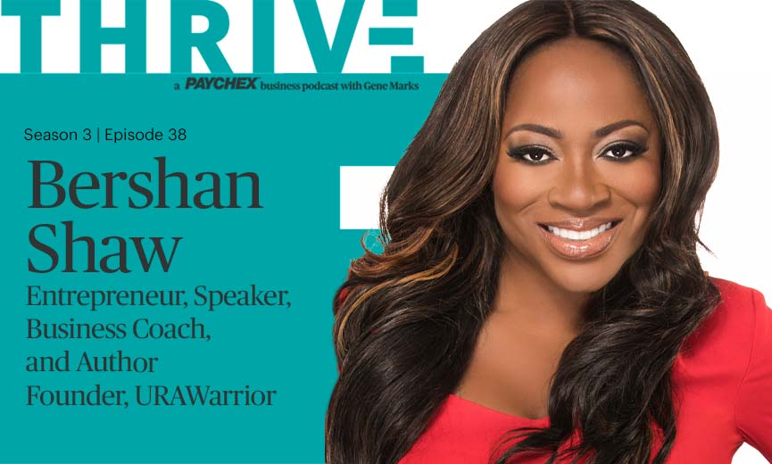 Bershan Shaw, international motivational speaker, business coach, author, entrepreneur, and tech founder