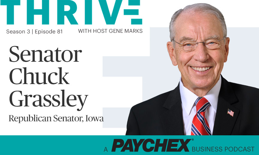 Senator Chuck Grassley, Republican from Iowa