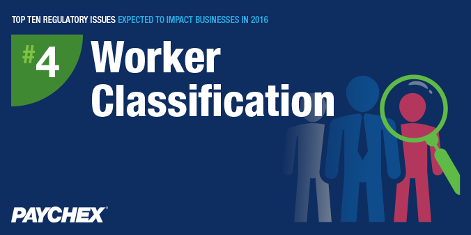 Regulatory issues - Worker classification - paychex