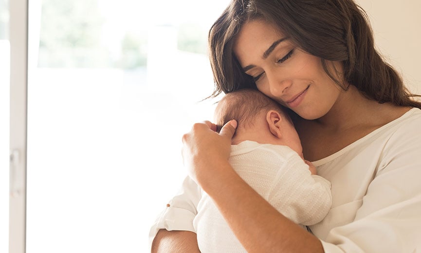 An employee in California takes paid family leave after having a newborn.