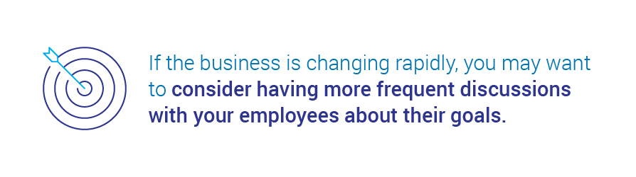 employees change goals