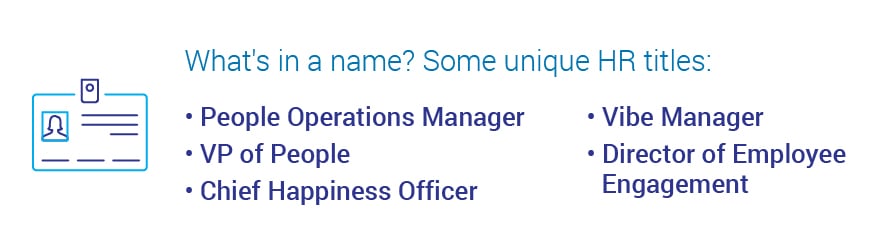 creative HR job titles