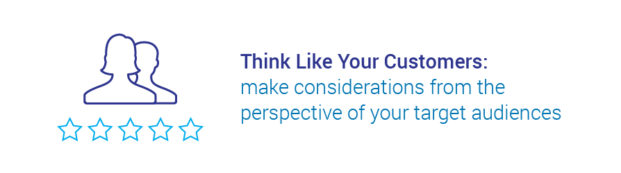 think like customers