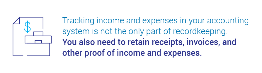 tracking income and expenses