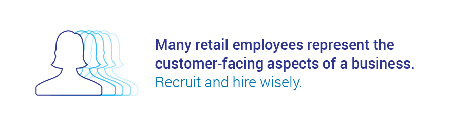 hiring retail workers