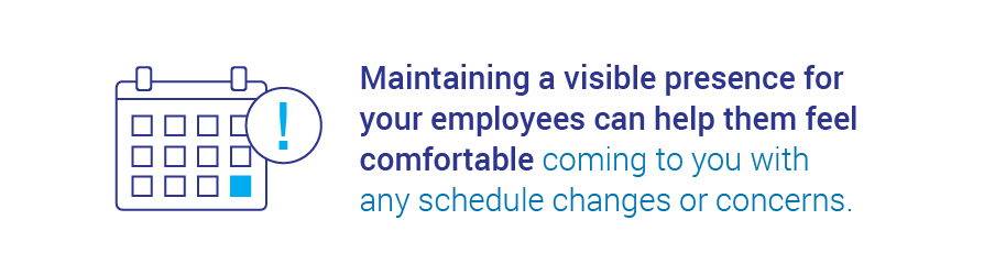 scheduling changes