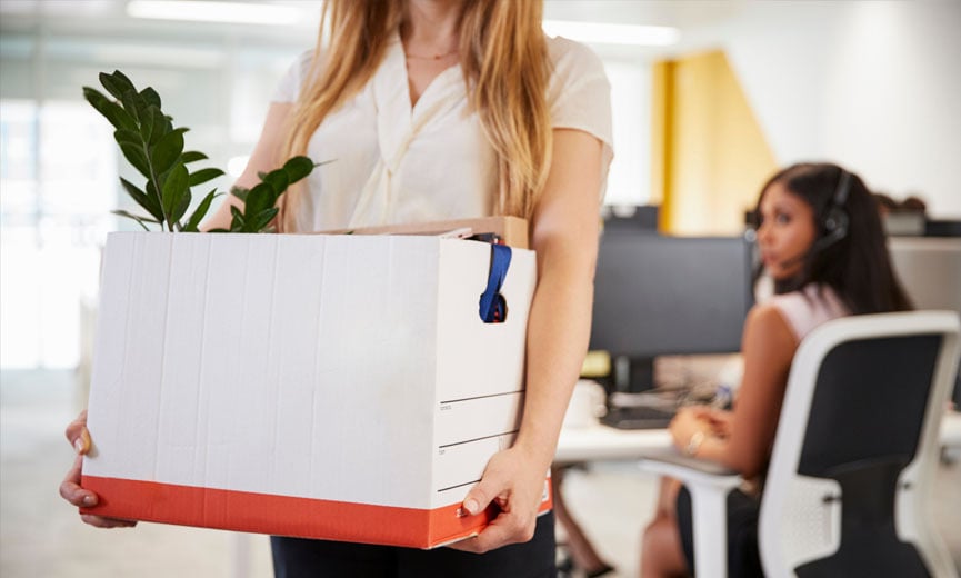 Employee attrition happening at a company due to workers leaving the organization