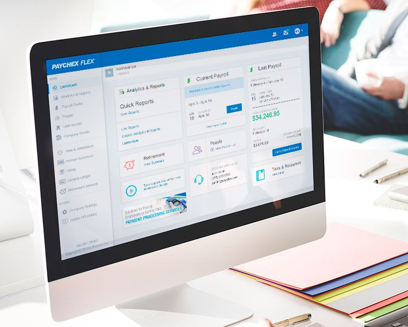 Paychex Flex dashboard