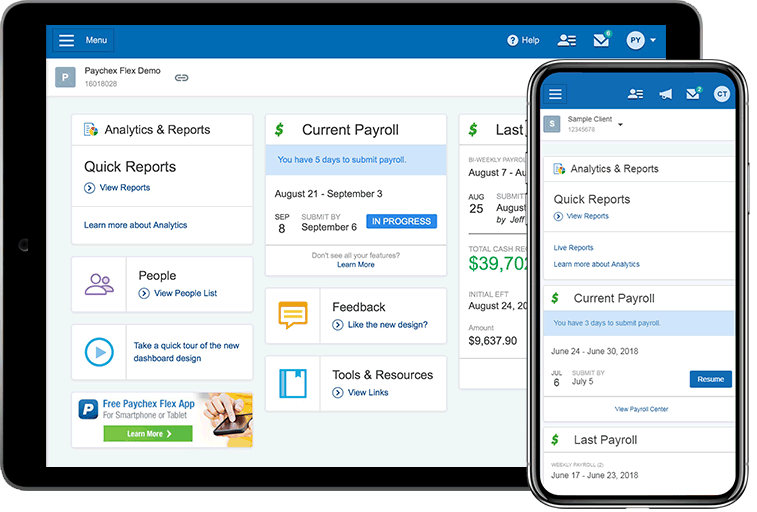 Paychex flex on mobile devices