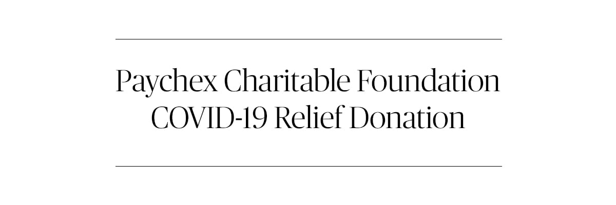 Paychex, Inc. today announced that the Paychex Charitable Foundation will contribute $1 million to United Way to help address the impacts of the COVID-19 pandemic. 