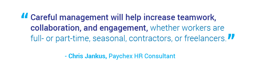 blended workforce management