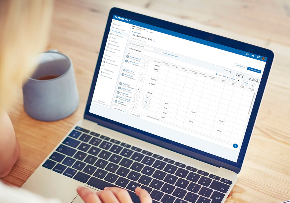Ingreso de nómina con Paychex Flex