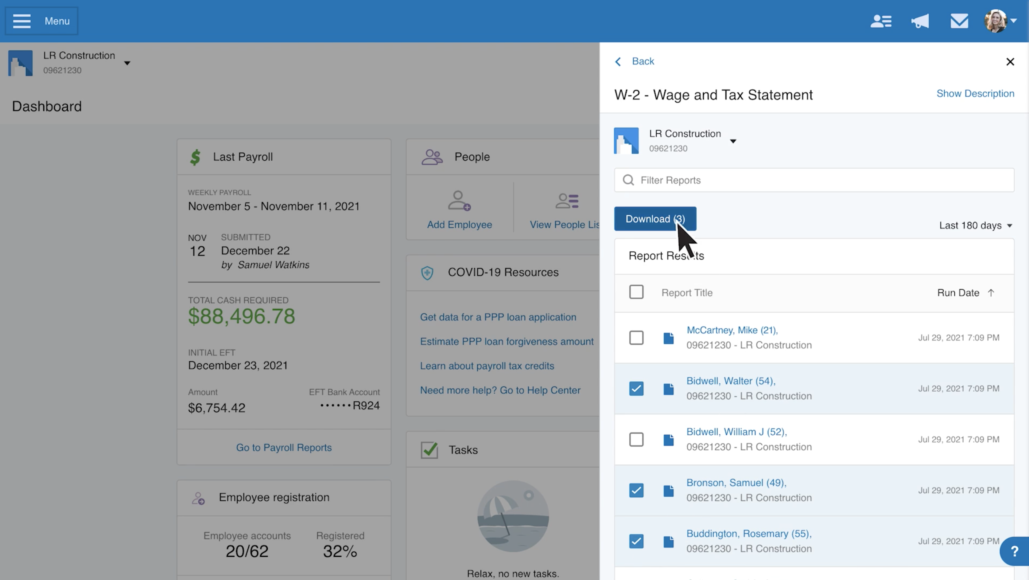 Paychex Flex Administrators Access to W-2 or form 1099