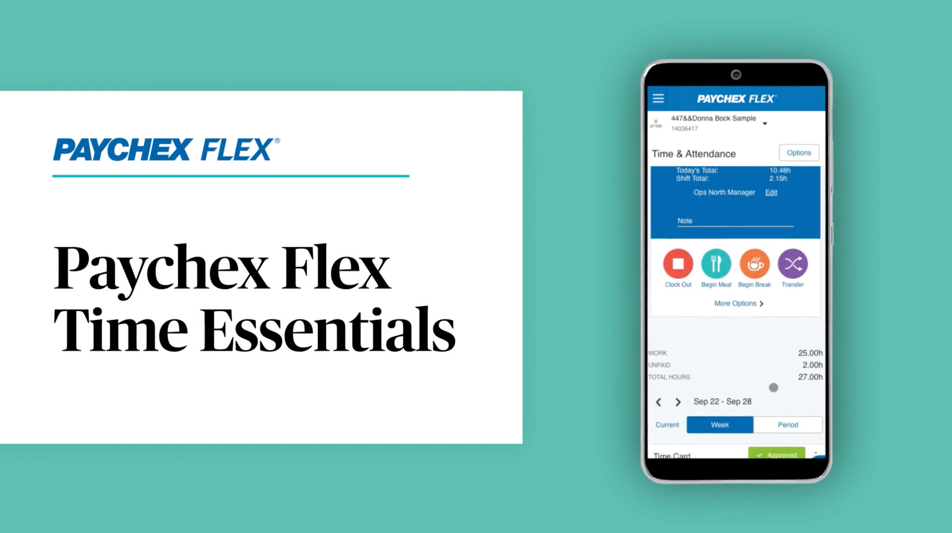 descripción general de flex time essentials