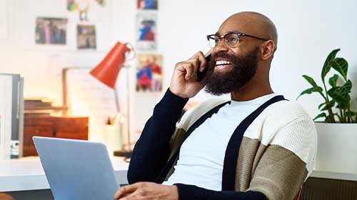 business owner reviewing his payroll options