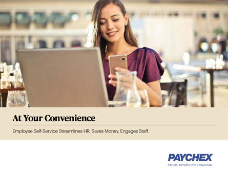 Cover for the guide about employee self-service