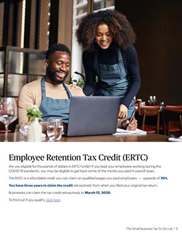 The Small Business Tax To-Do List | Paychex