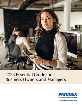 preview image of the 2023 essential guide pdf published by paychex