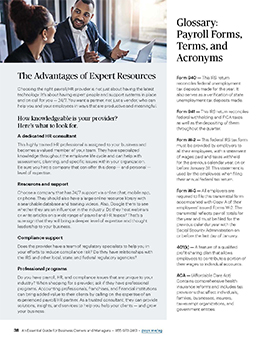 preview image of the 2023 essential guide pdf published by paychex
