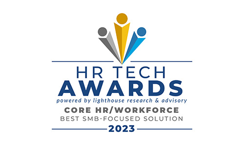 2023 HR Tech Award Logo Badge