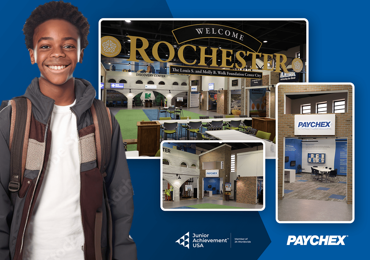 El Centro de descubrimiento de Junior Achievement de Paychex es el primero de este tipo en el estado de Nueva York.