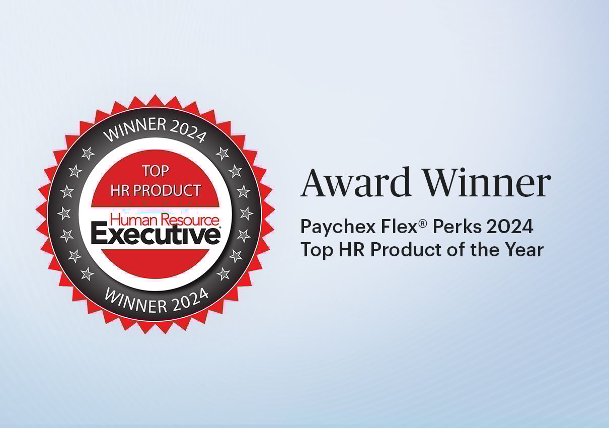 Paychex Flex Perks wins top HR product