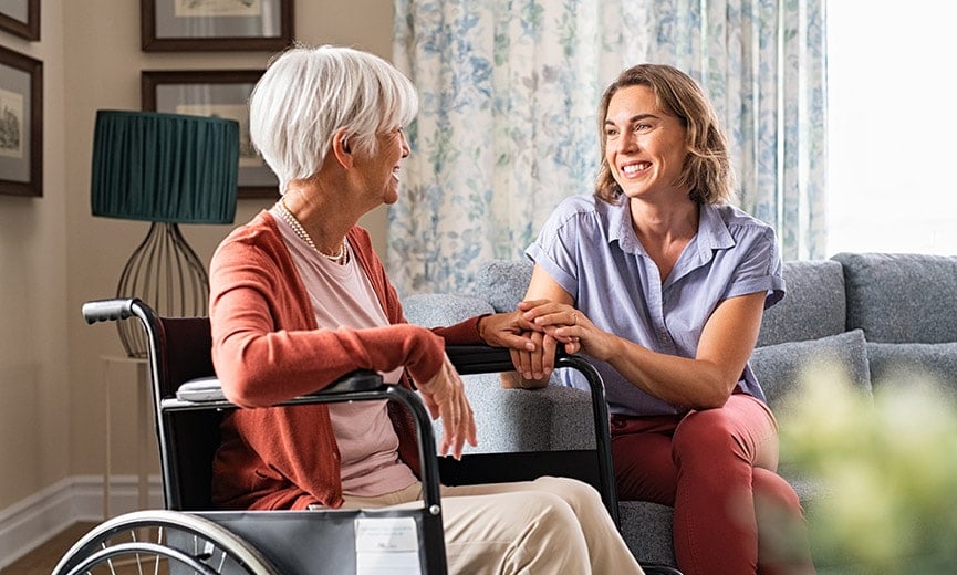 An employee uses NJ Family Leave Insurance to care for a family member with a serious health condition.