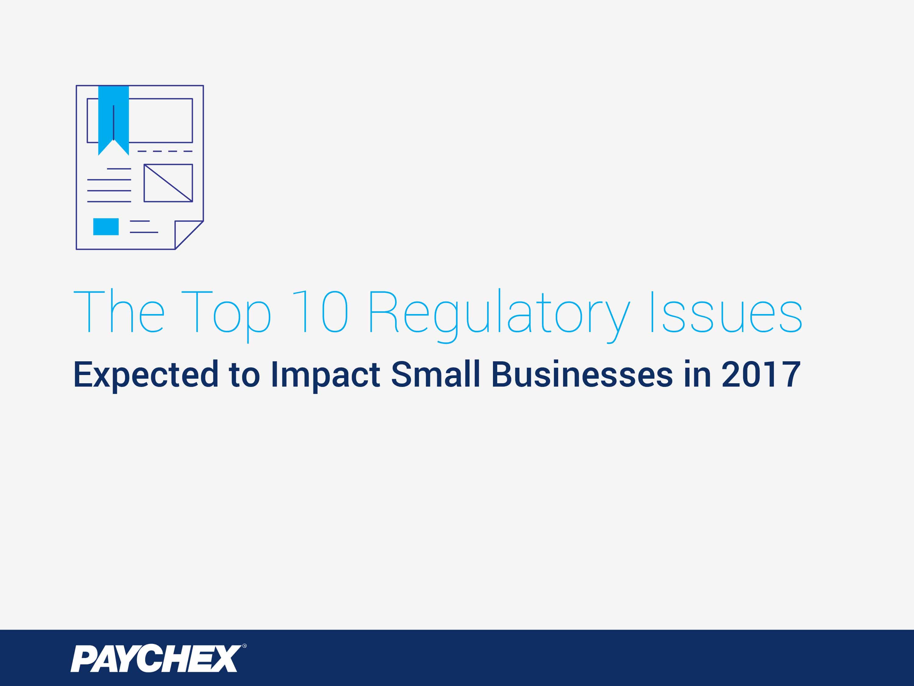regulatory issues 2017