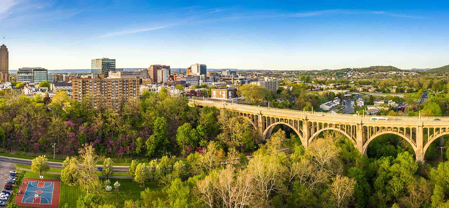 Paisaje de Allentown, Pensilvania