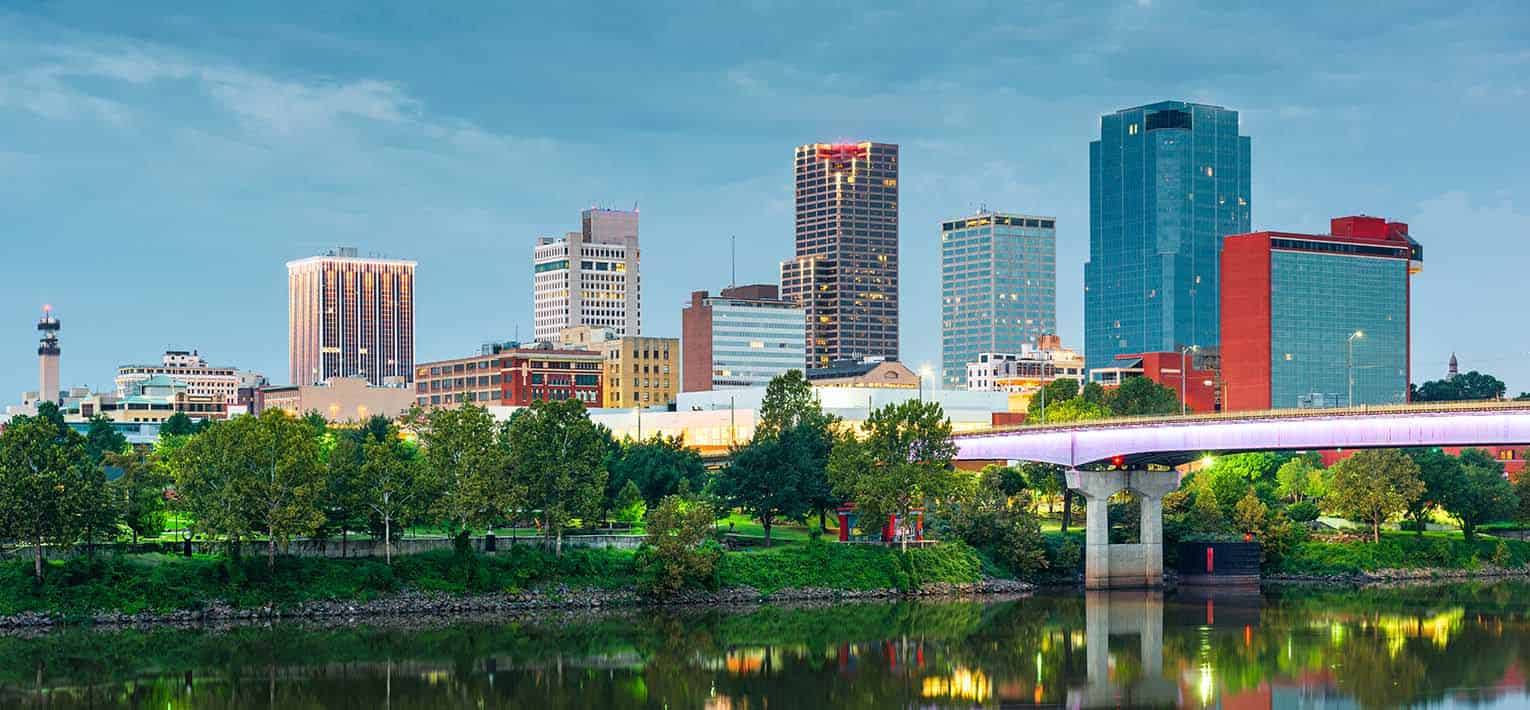 Paisaje de Little Rock, Arkansas