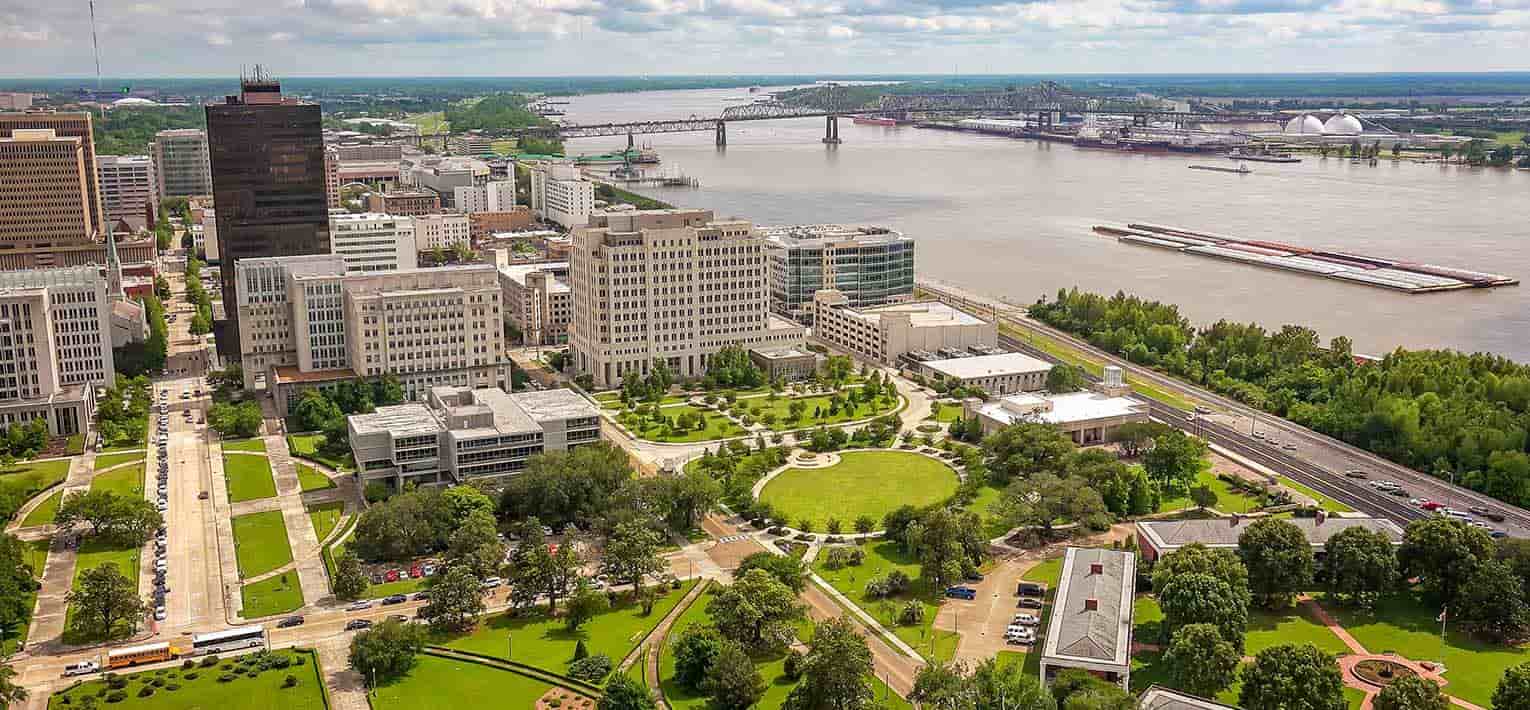 Landscape of Baton Rouge, Louisiana