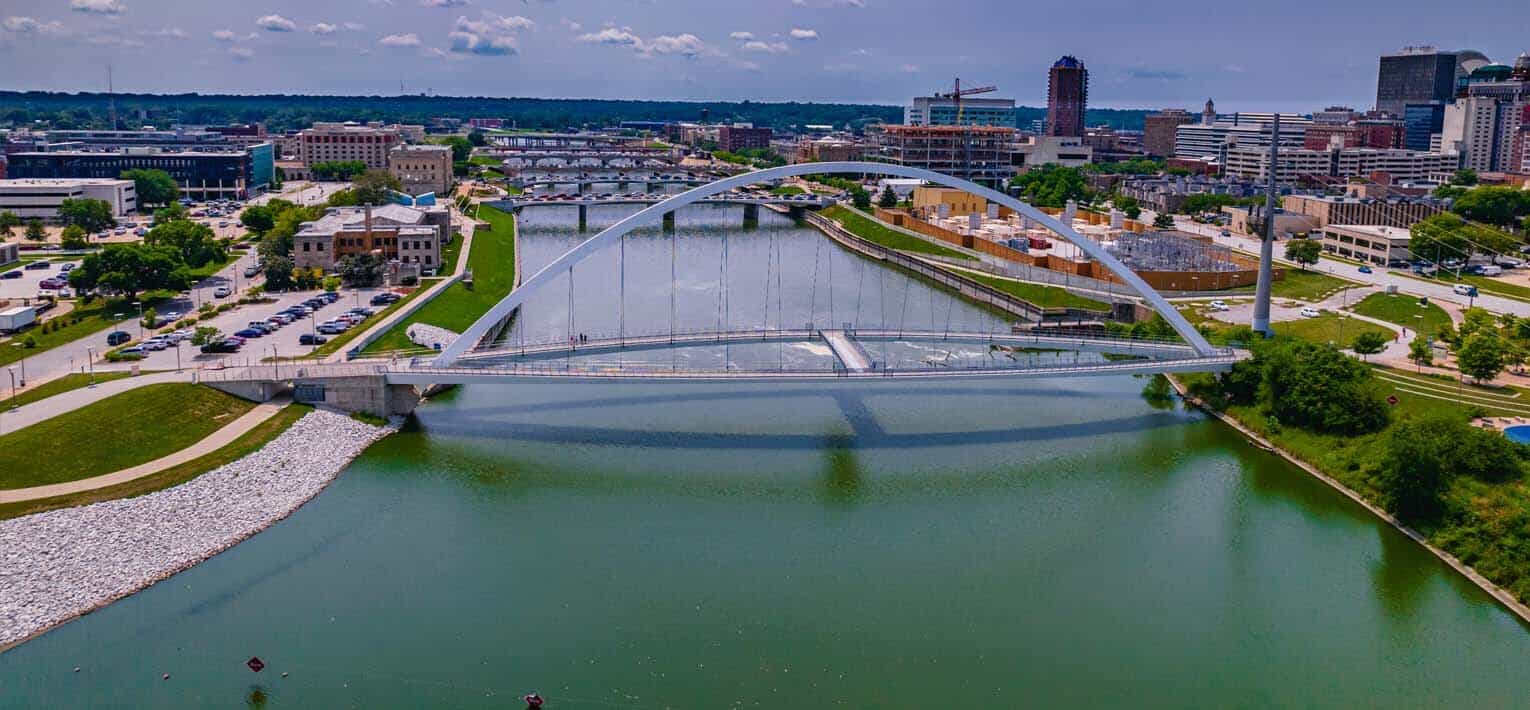 Paisaje de Des Moines, Iowa