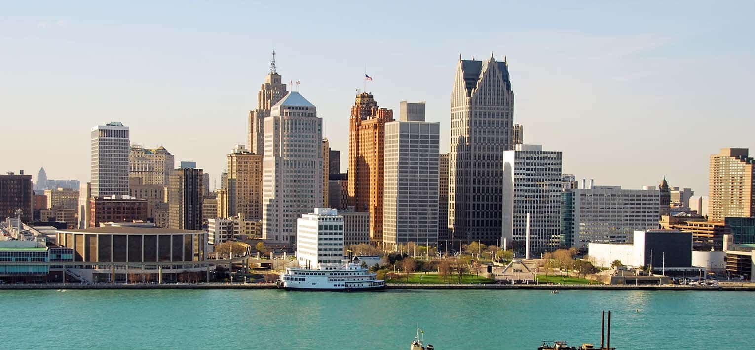 Paisaje de Detroit, Michigan