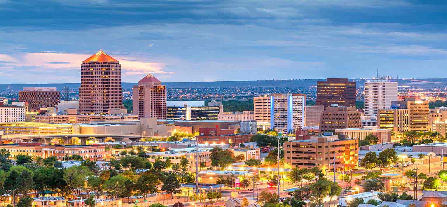 Paisaje de Albuquerque, Nuevo México