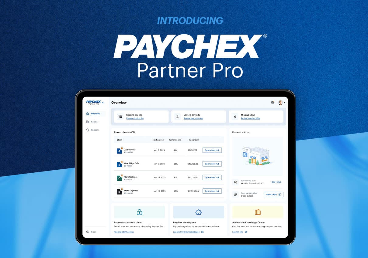 Paychex Partner Pro HR platform for accountants