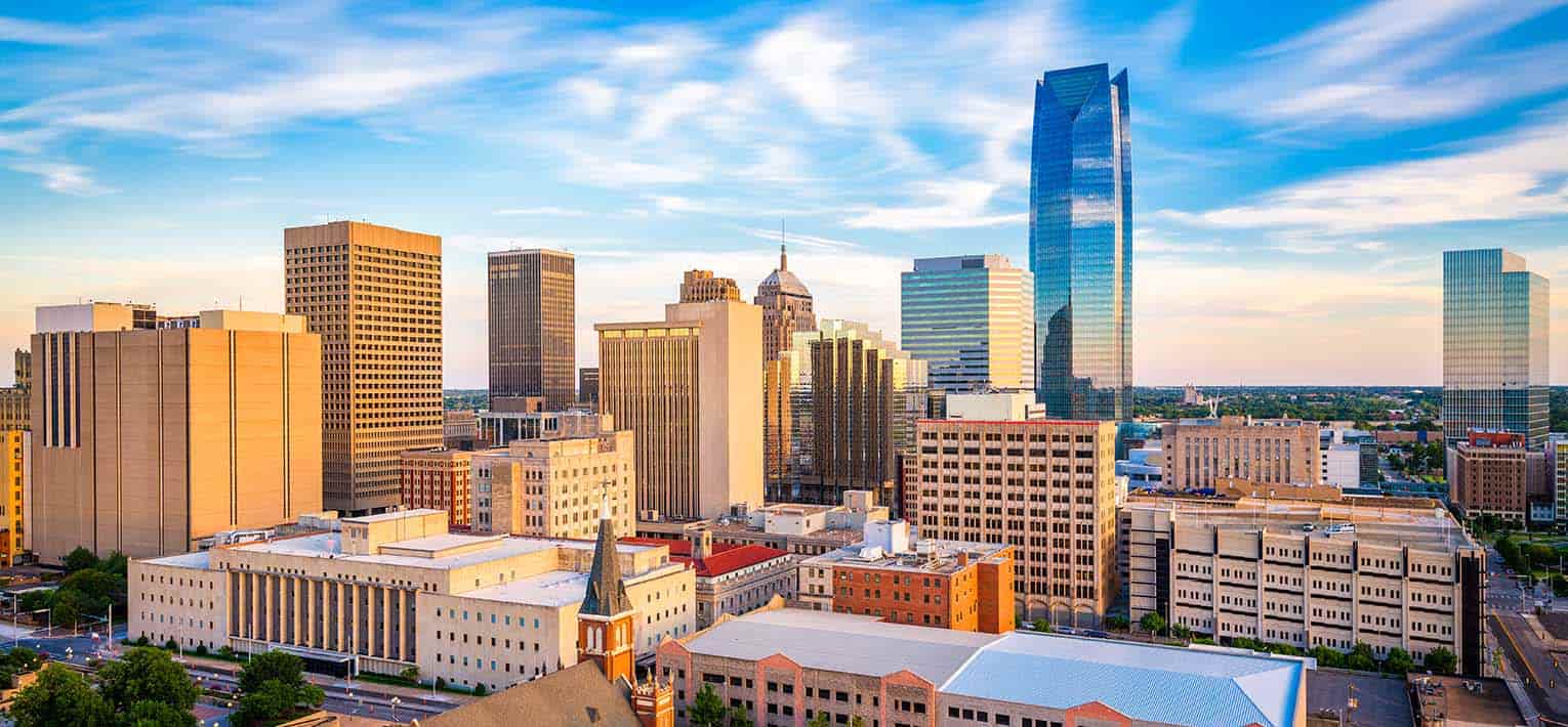 Paisaje de la ciudad de Oklahoma, Oklahoma
