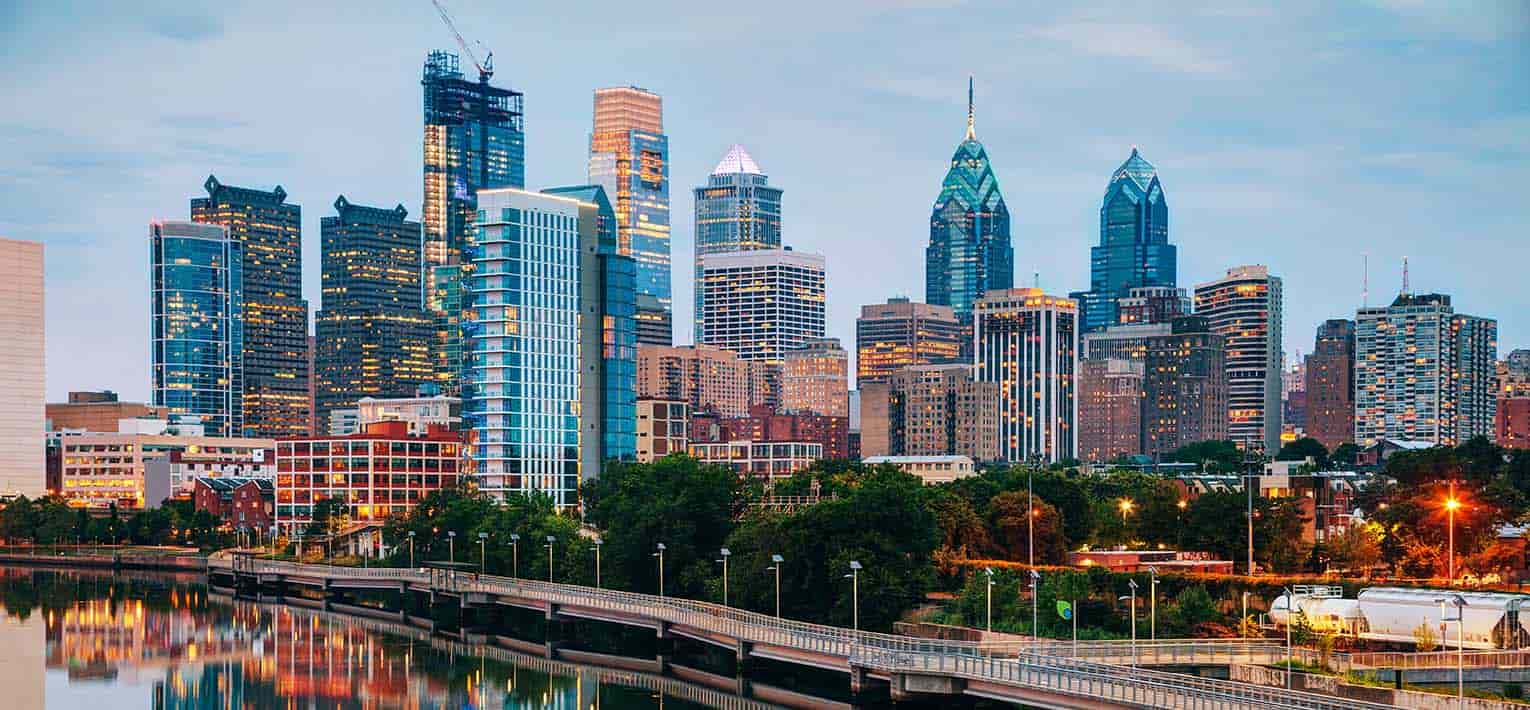 Paisaje de Filadelfia, Pensilvania