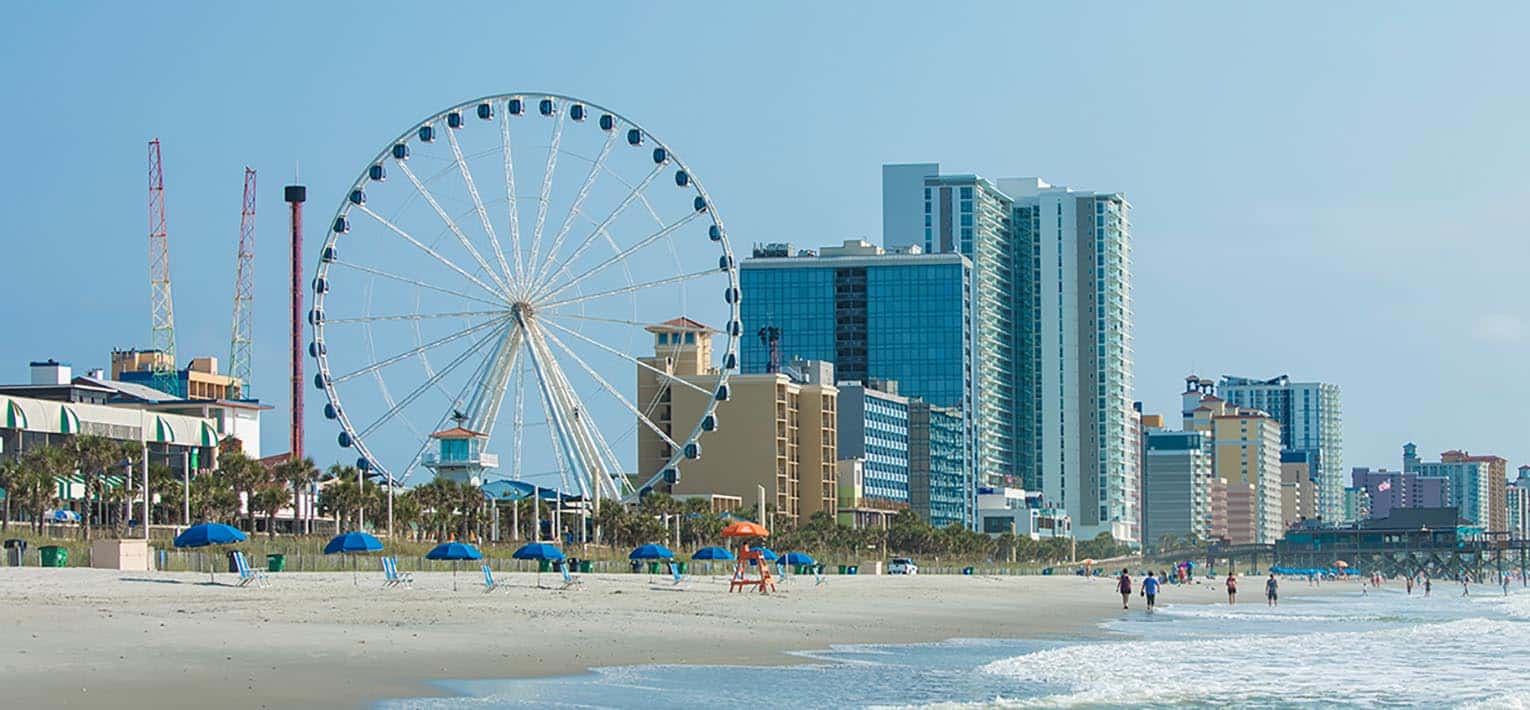 Landscape of Myrtle Beach, South Carolina