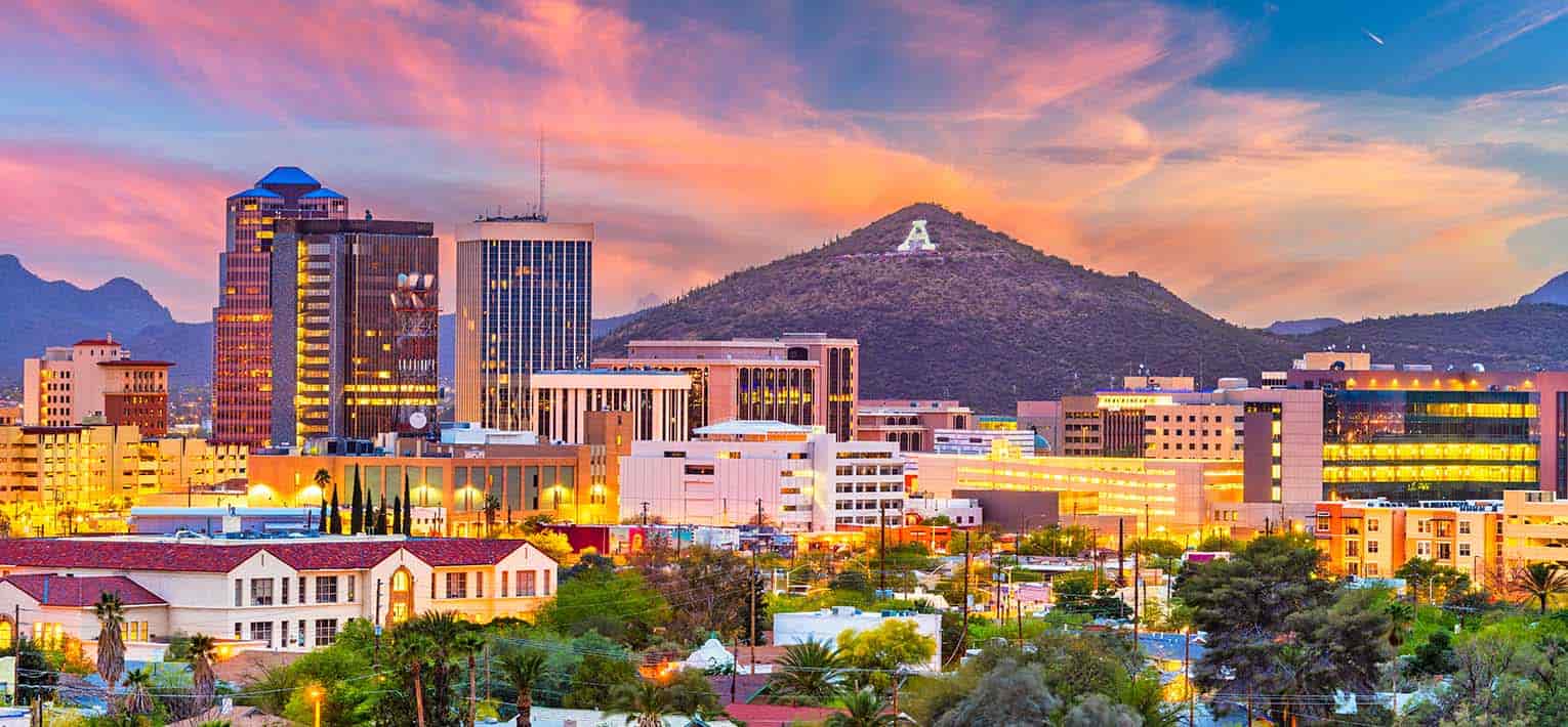Landscape of Tucson, Arizona