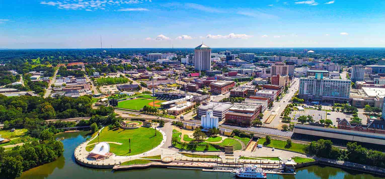 Landscape of Montgomery, Alabama
