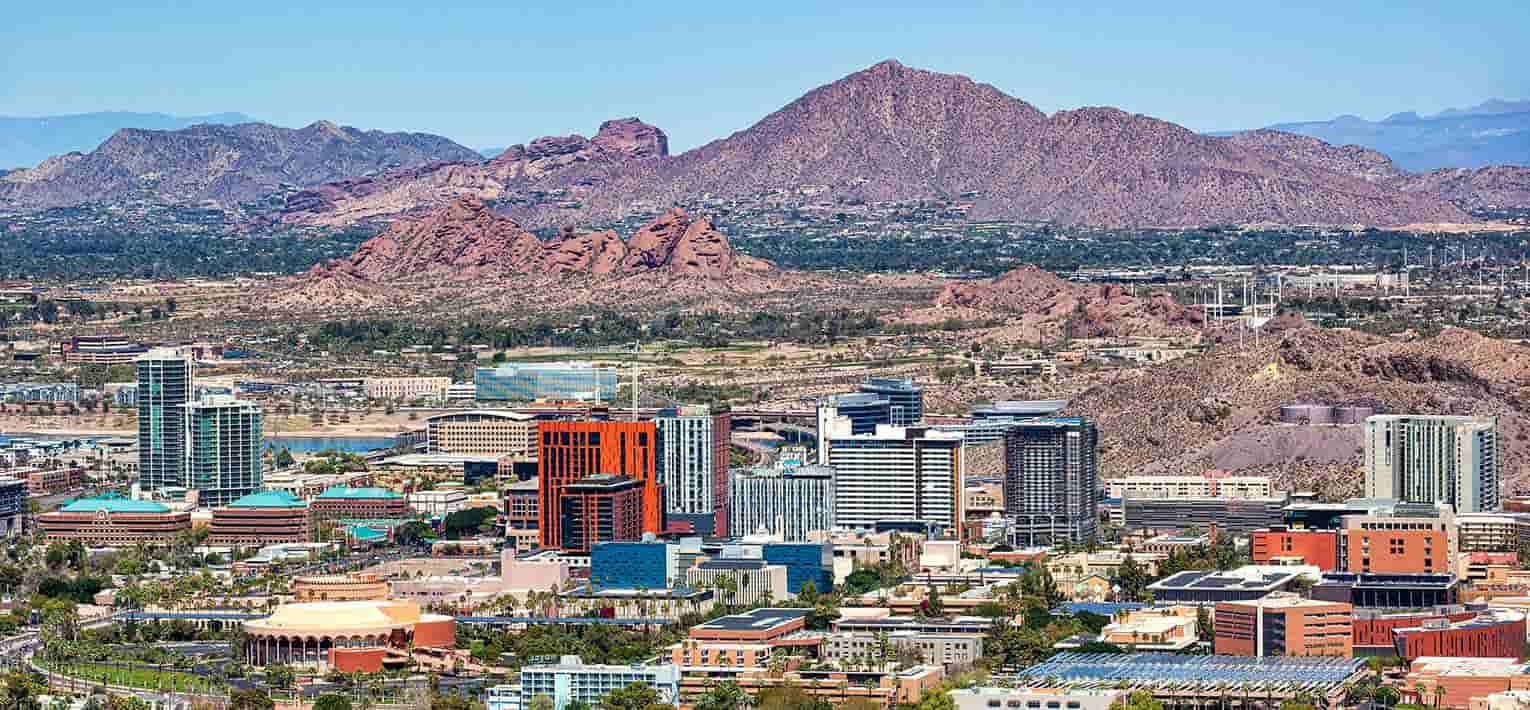 Paisaje de Tempe, Arizona