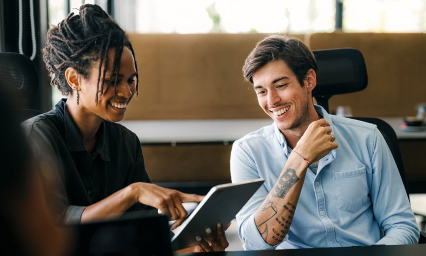 A workplace using HCM Software Paychex Flex