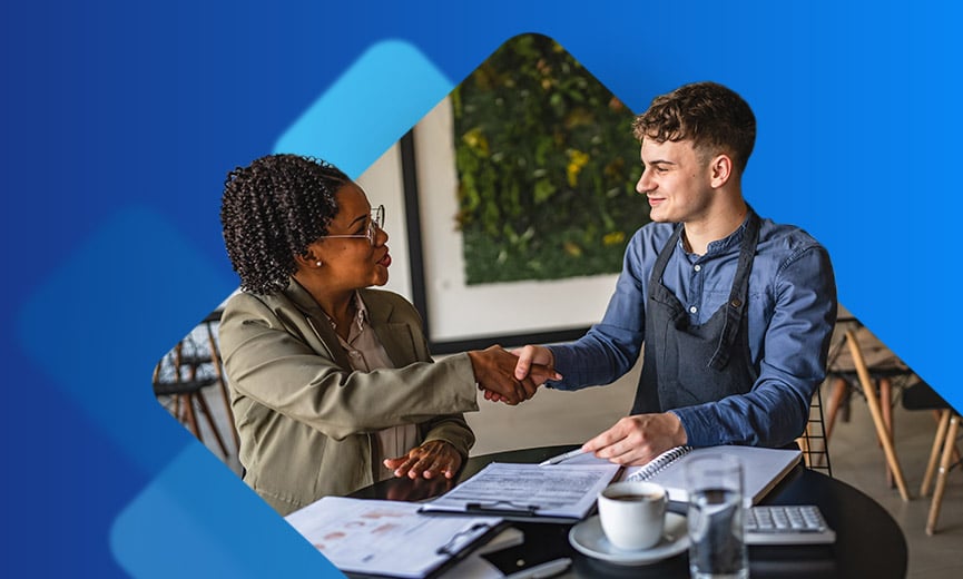 Small business owner hiring barista