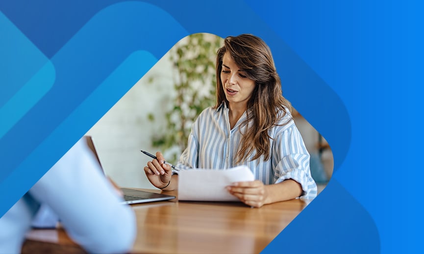 HR reviewing applicant's background check