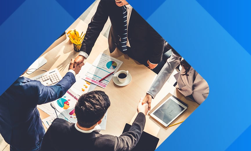 A merger between two companies