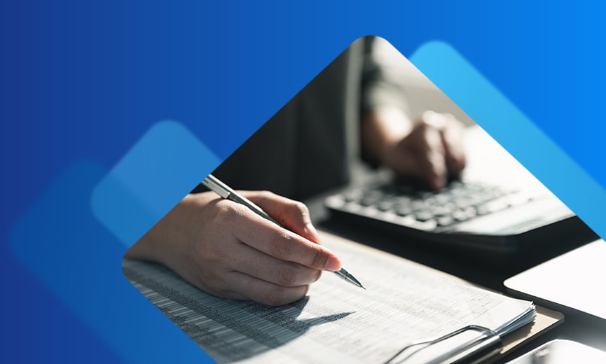 Business owner keeping a payroll journal