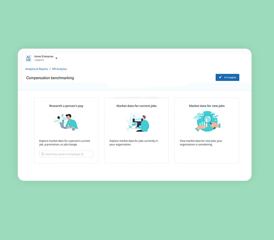 HR features powered by WISE